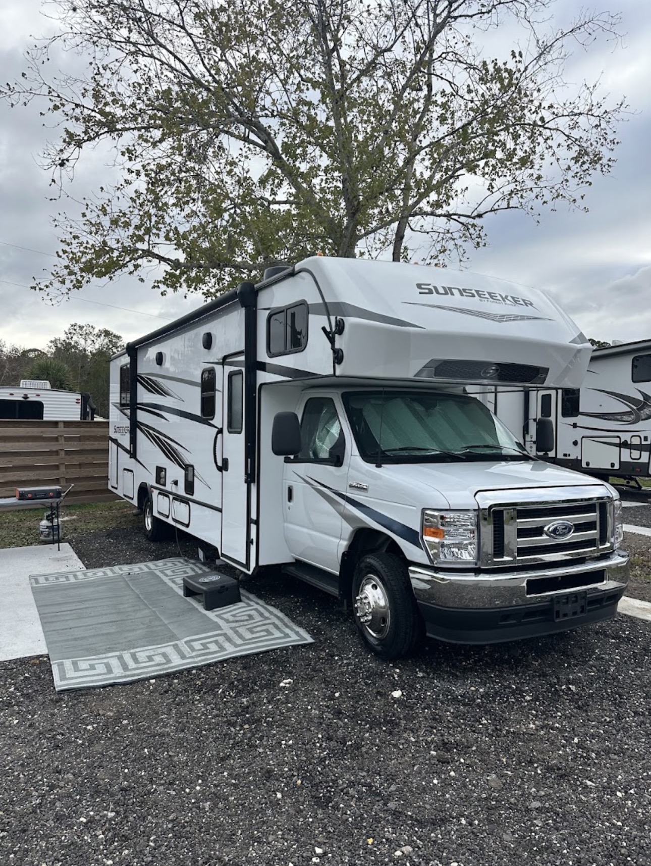 RV front cap restore — after